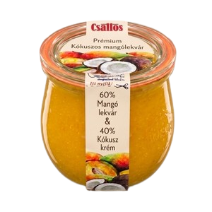 Csattos Prémium Kókuszos mangólekvár 340g